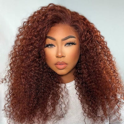 Curly 13x4 Lace Wig Frontal Wig For Women High Density