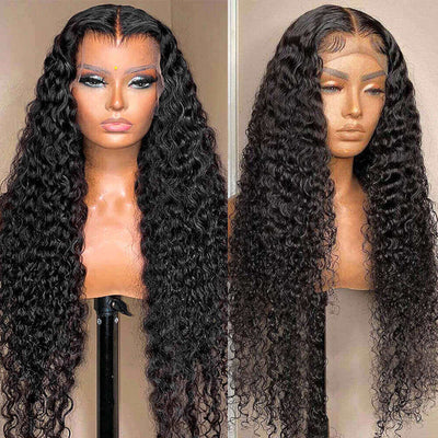 Human Hair Wigs Curly Hair Wig Pre Plucked Lace Front Wigs For Women