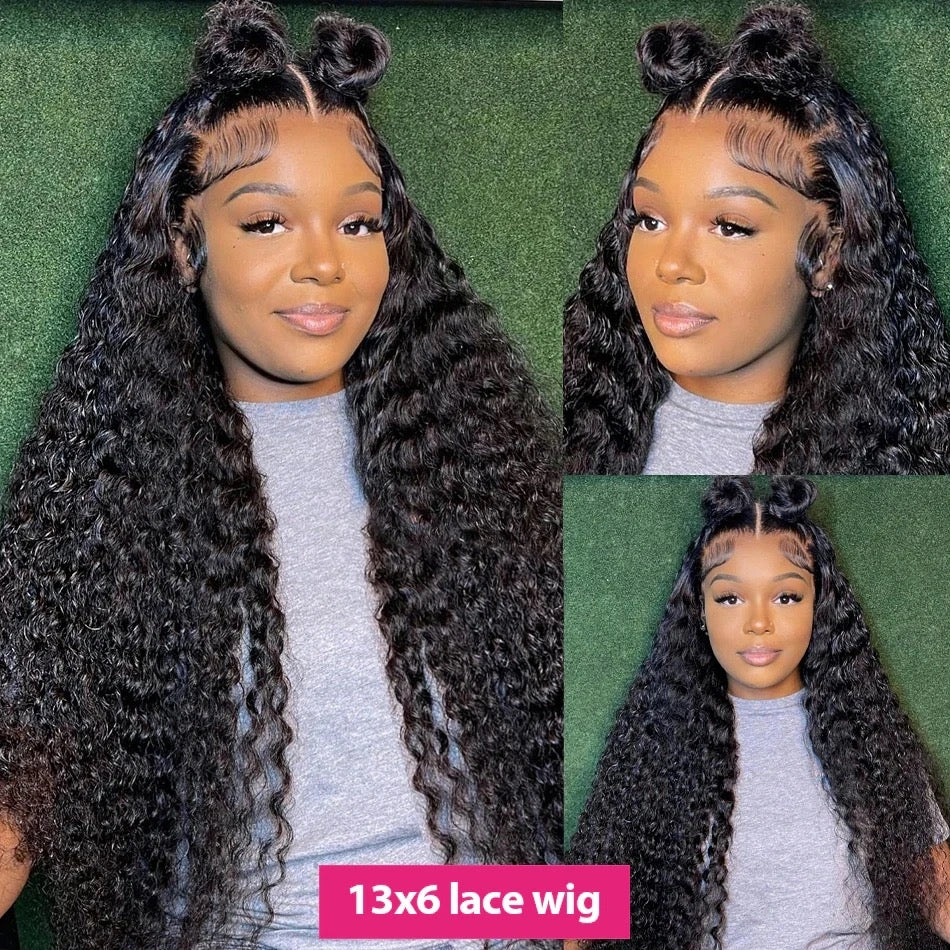 Deep Wave Lace Front Wig Human Hair Lace Wigs