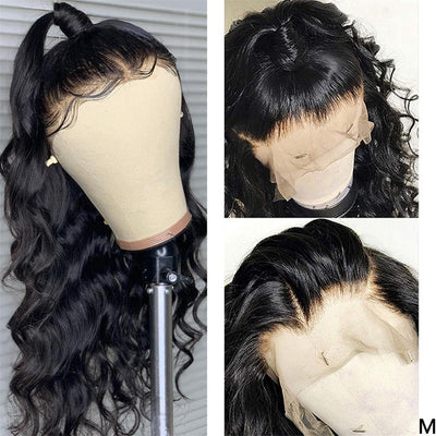 High Quality Skin Melt HD Transparent 360 Lace Wig Pre Plucked 180% Density Full Ends